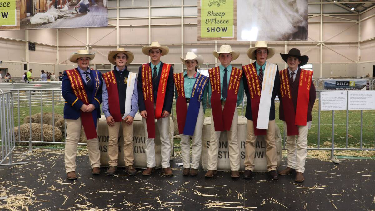 Students take to the stage at the 2024 Junior Sheep Auctioneers Competition. Pictures by Dakota Tait.