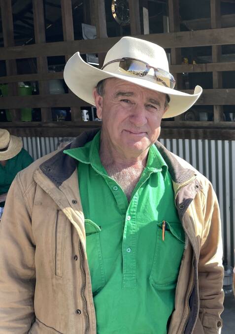 John Sylvester, Wombramurra Station, Nundle, one of the three shareholders that bought the $75,000 top-priced bull at Trent Bridge Wagyu sale. Picture by Simon Chamberlain