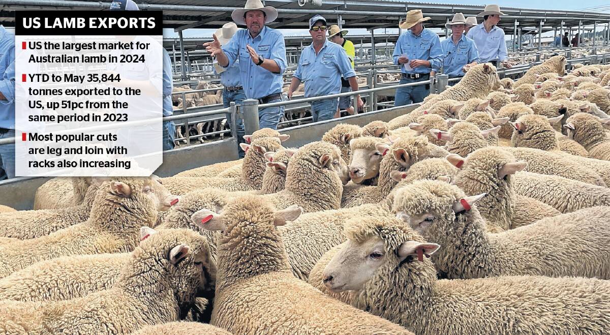 Domestic consumption of lamb in the US is increasing, providing extra opportunity for Australian exports. Picture by Karen Bailey. 