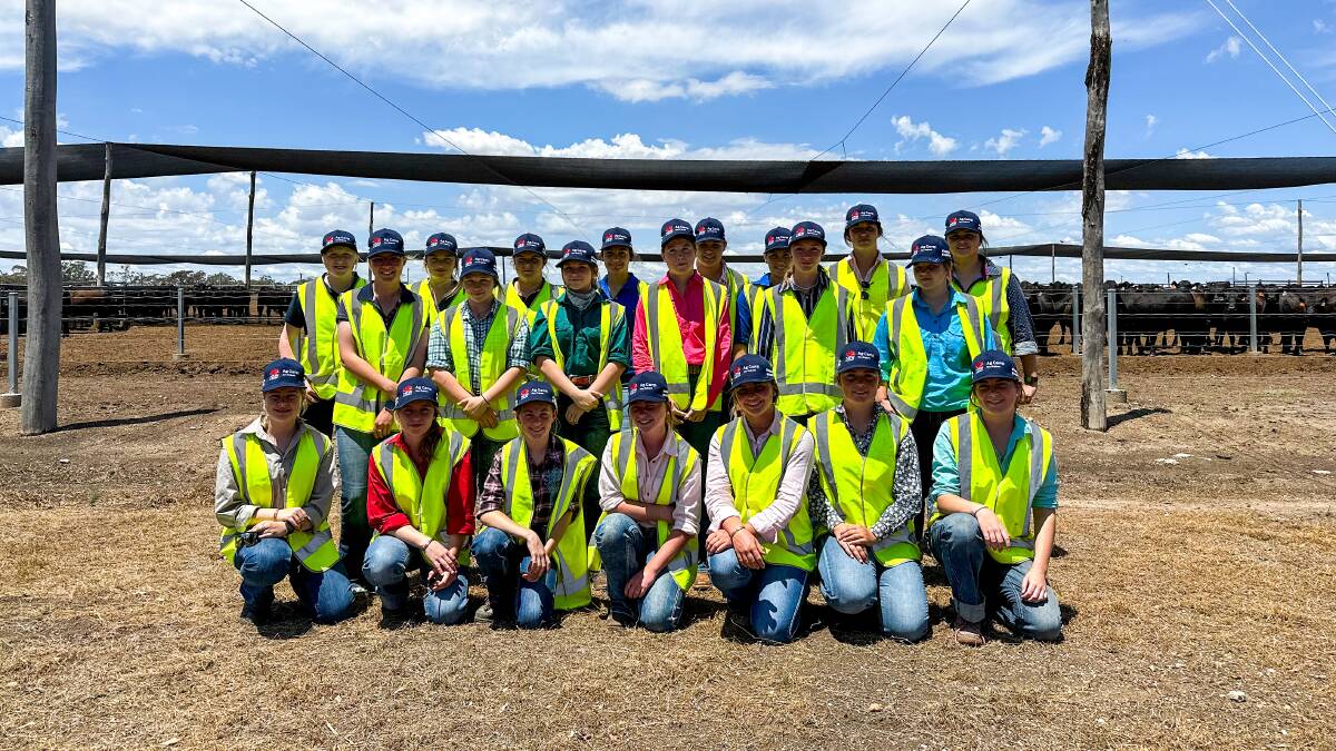More than 20 female students spent five days in the Moree Plains to gain hands-on experience in the ag industry. Picture by Elka Devney