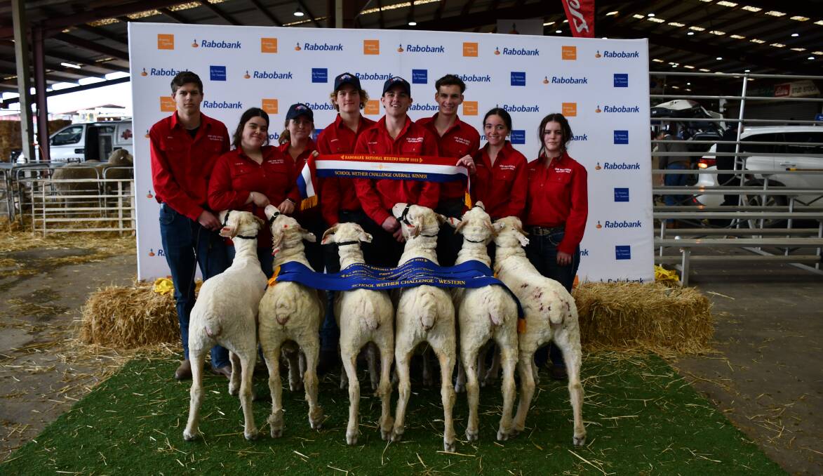 Champion school was awarded to Deniliquin High School. Photo by Rebecca Nadge. 