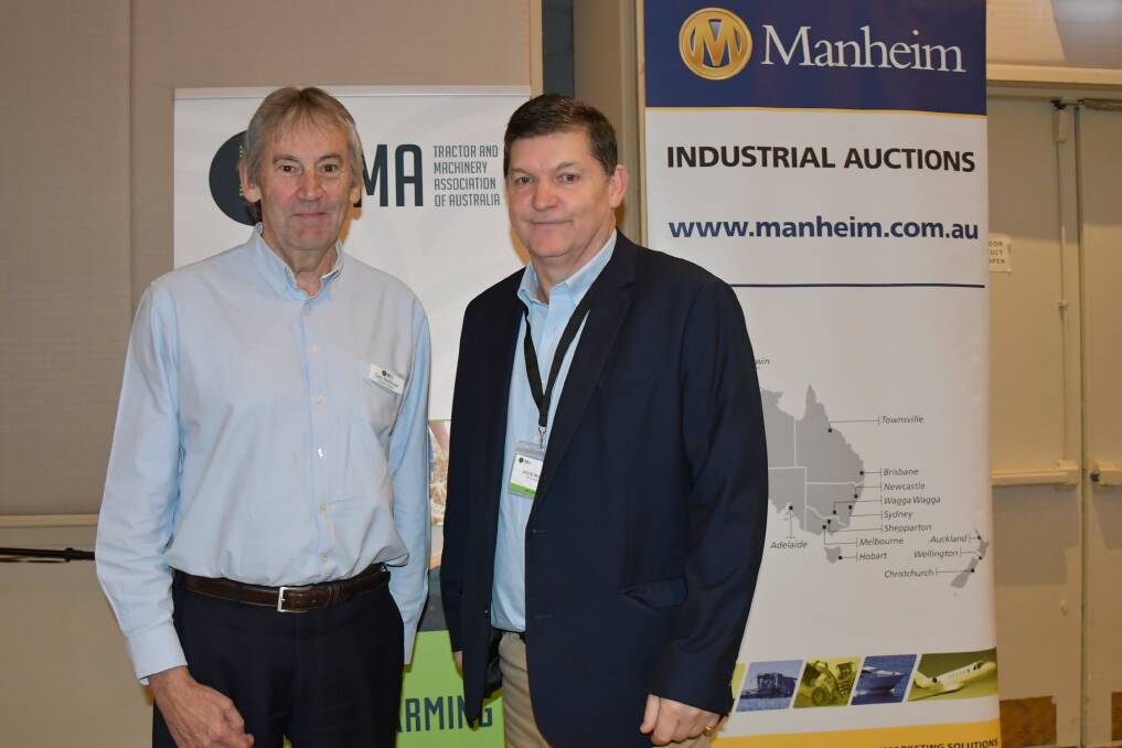 TMA executive director Gary Northover with TMA chairman Doug Robinson at last year's annual TMA conference. Picture by Paula Thompson