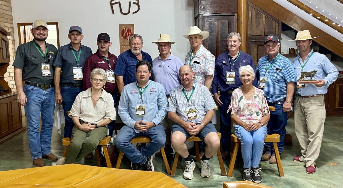 Members of the new World Santa Gertrudis Board which includes two Australians, Michael Doering and Louise Joyce (seated front, far right). Picture supplied