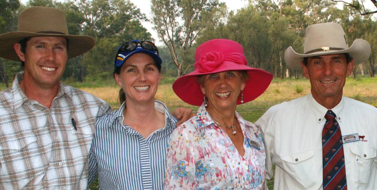 A photo taken in 2006 of Louise Joyce (second from right) and her husband, Burnett, with their daughter and son-in-law, Nikki and Peter Mahoney, Gyranda, Theodore. Pic supplied