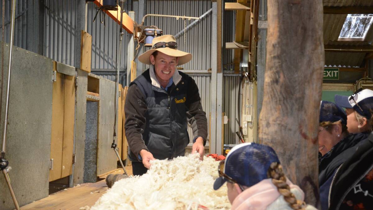 Mr Coddington has been doing six month shearing for five years straight now. They shear in October and March. 