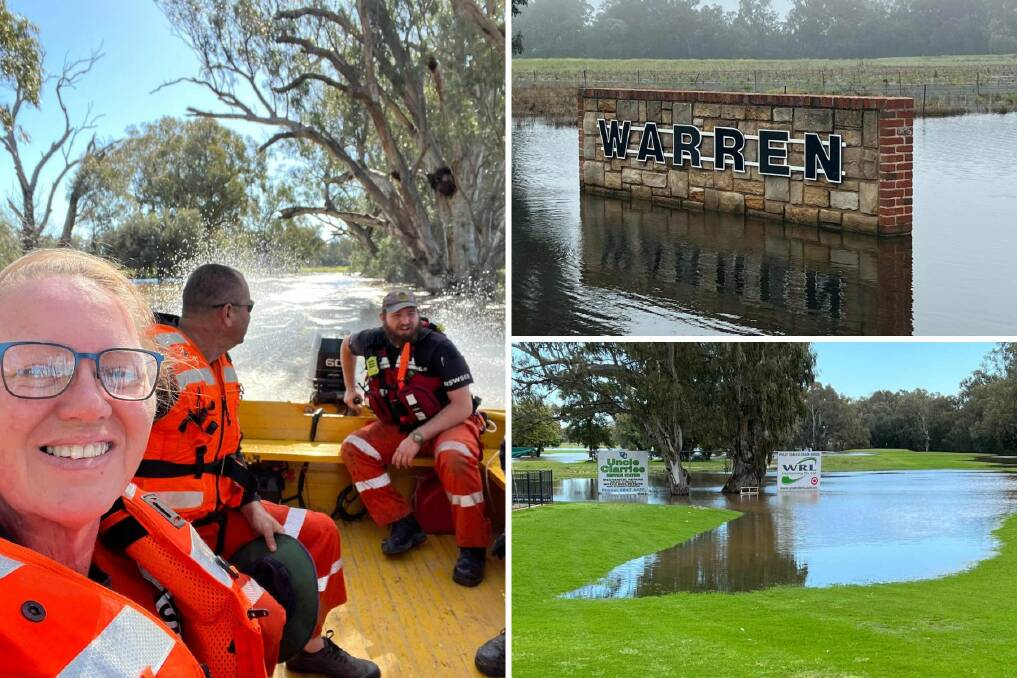 Volunteers from Maitland SES made the trip to Warren to help with the floods impacting the region. Picture by NSW SES 