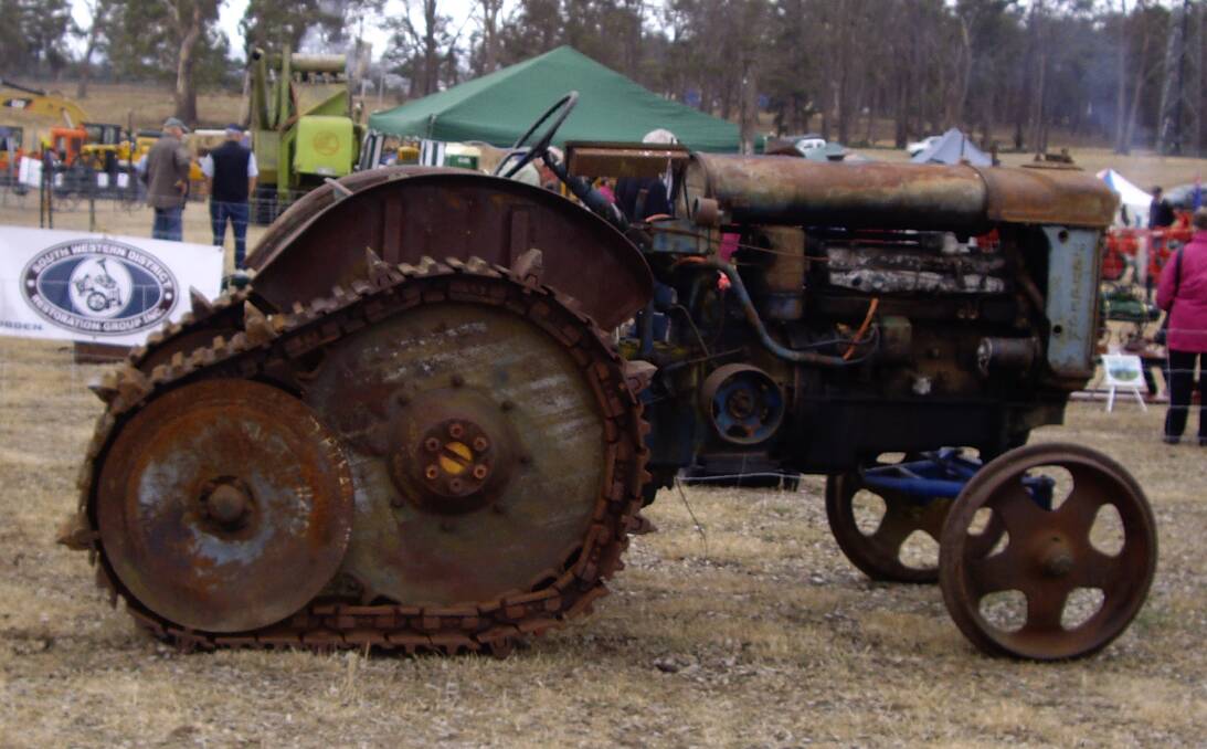 Fordson half-trak tractor. Picture supplied