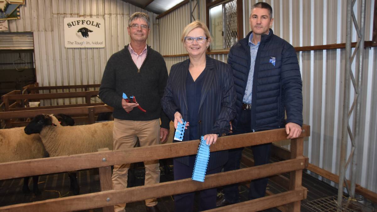 Livestock SA vice president Allan Piggott and chief executive officer Travis Tobin (pictured with Primary Industries Minister Clare Scriven) have welcomed the funding.