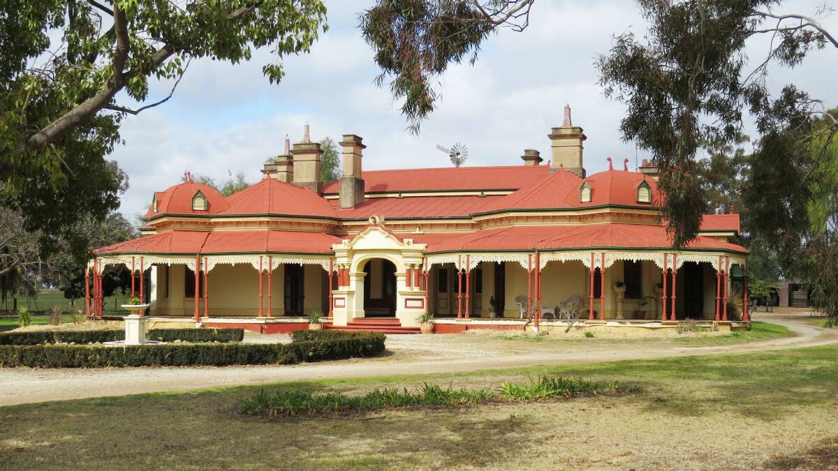 The stately Victorian/Edwardian homestead, built in 1907 for E.J. Gorman, is a feature of Nangunia at Berrigan, sold for close to $5.5m by Elders Deniliquin.