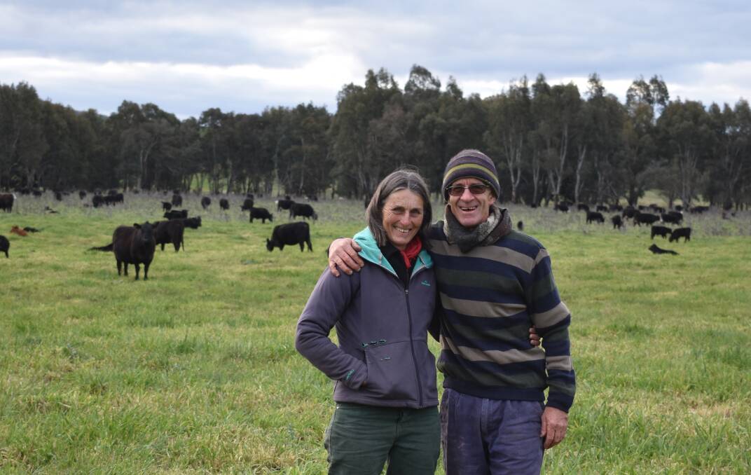 BRANDED PRODUCT: Claire and Sam Johnson run a regenerative pasture program on their property near Young, which ensures a year-round supply of beef. 