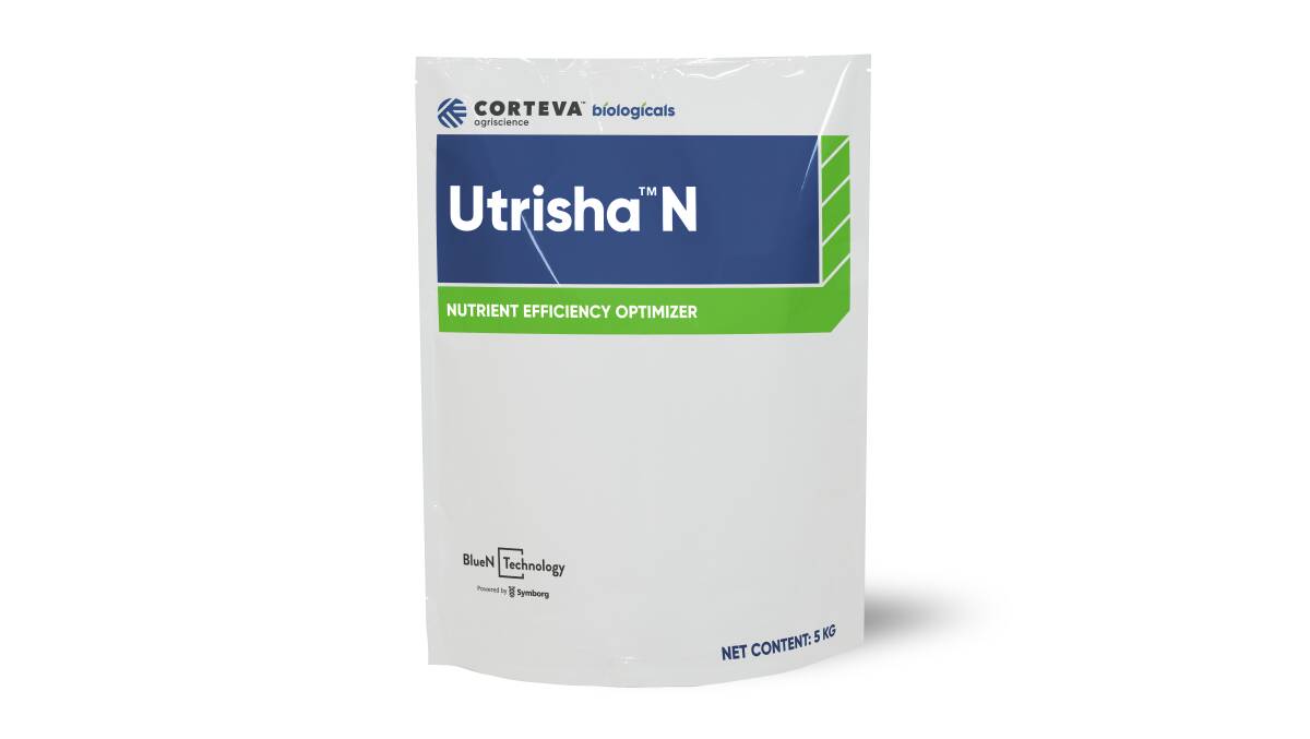 Utrisha N is the first in a promised suite of new biological products from Corteva Agriscience. Picture supplied