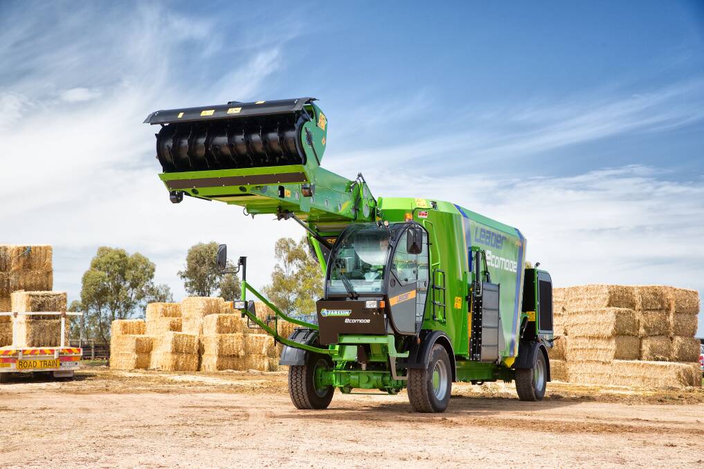 EFFICIENT: Faresin Industries' self-propelled mixers make feeding easy for one person to complete.