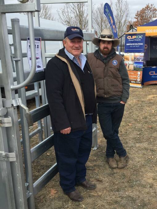 Clipex's Bruce Catto and Guy Goode were on site at Mudgee to help with any customer questions.
