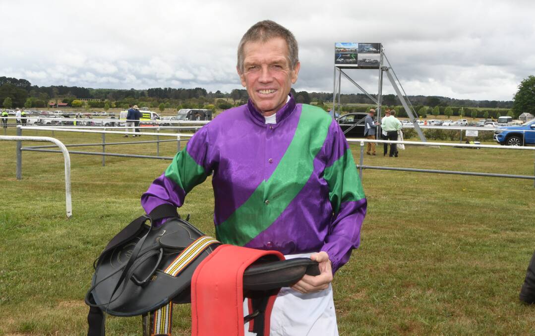 Tubba Williams in the colours of Titled Tycoon who he rode aboard in the Bong Bong Cup for trainer Rod Northam. Picture by Virginia Harvey
