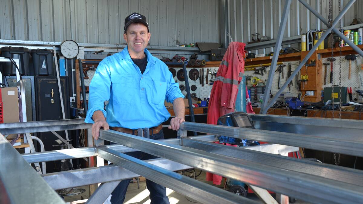 The Gippy Bale Feeder was developed by fifth-generation cattleman Matt Higgins in his shed.