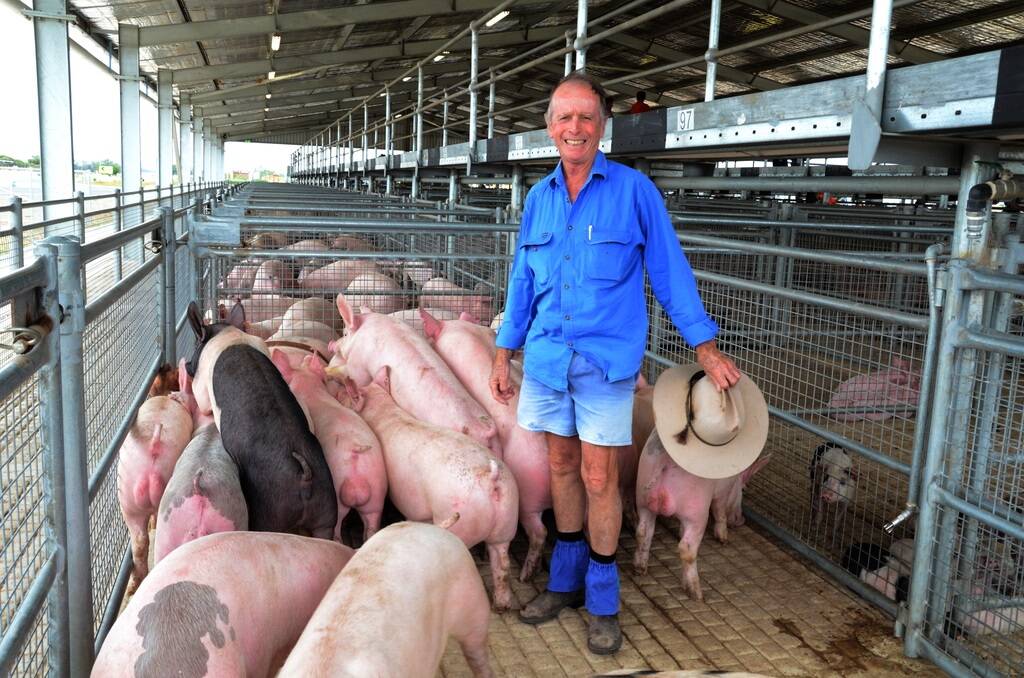 Tony West, Westfarm Piggery, "Bellevue", Young, sold 50 porkers last Friday.