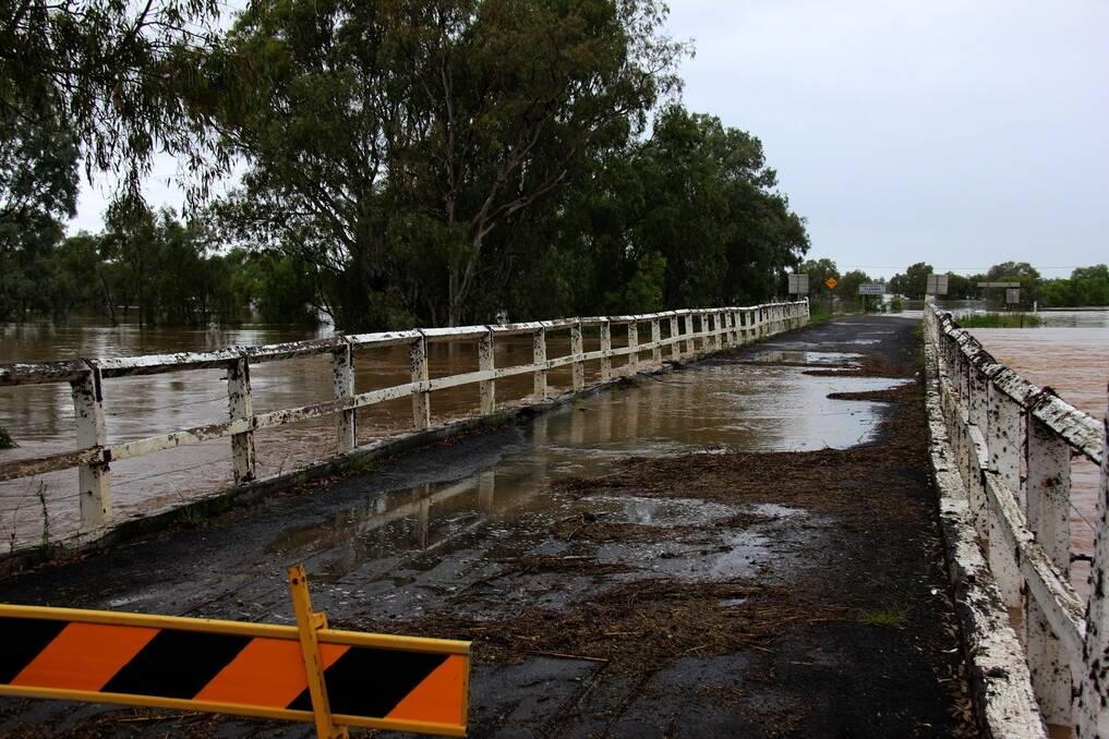 The Wee Waa Lagoon bridge, which Narrabri mayor Conrad Bolton says requires fixing.