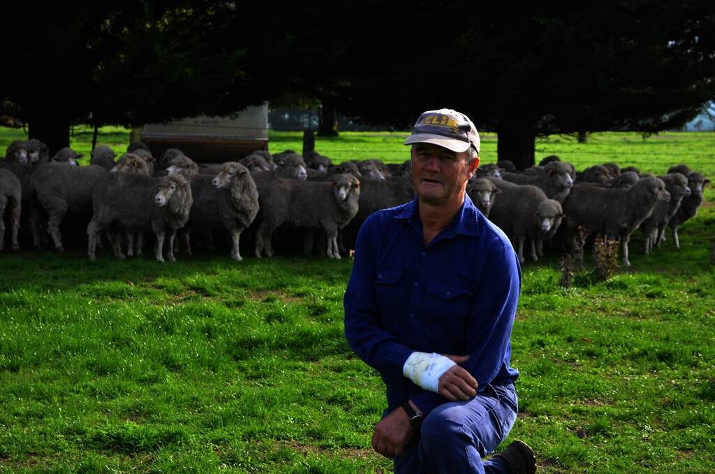 John Corby, "Hilltop", Taralga, was the winner of this year's Taralga Flock Ewe Competition.