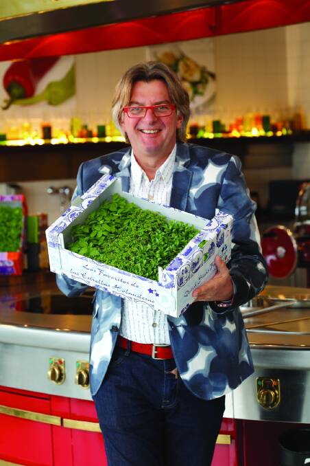 Chief executive of Netherlands company Koppert Cress, Rob Baan, says Australia's vegetable and fruit quality is far behind the Netherlands and the industy's marketing is in great need of a revamp. Photo: Koppert Cress