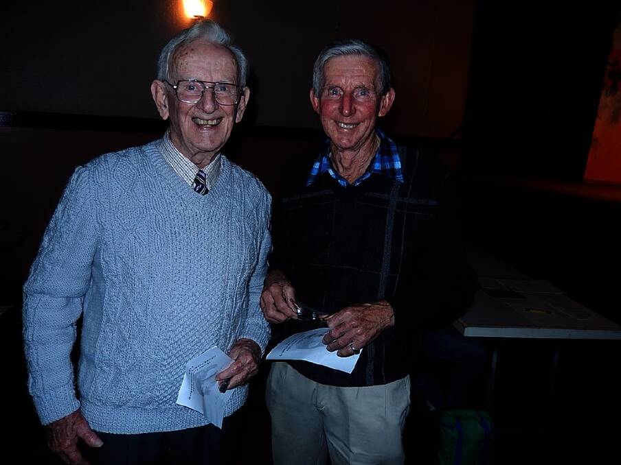 Second in the adult poetry, Ron Stevens, Dubbo, and performance poetry winner, Terry Regan, Sydney.