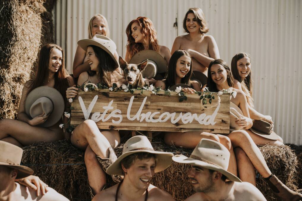 JCU vet students get nude for a cause The Land NSW