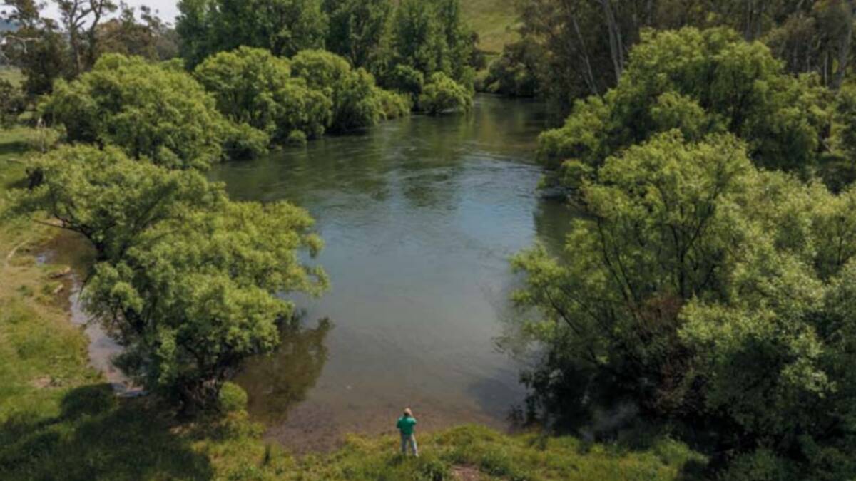 The Tumut River is noted for its trout fishing. Picture supplied