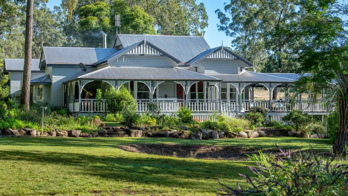 Offers are also being sought on a stunning 200 acre Cheery Creek property and its grand country homestead. Picture supplied