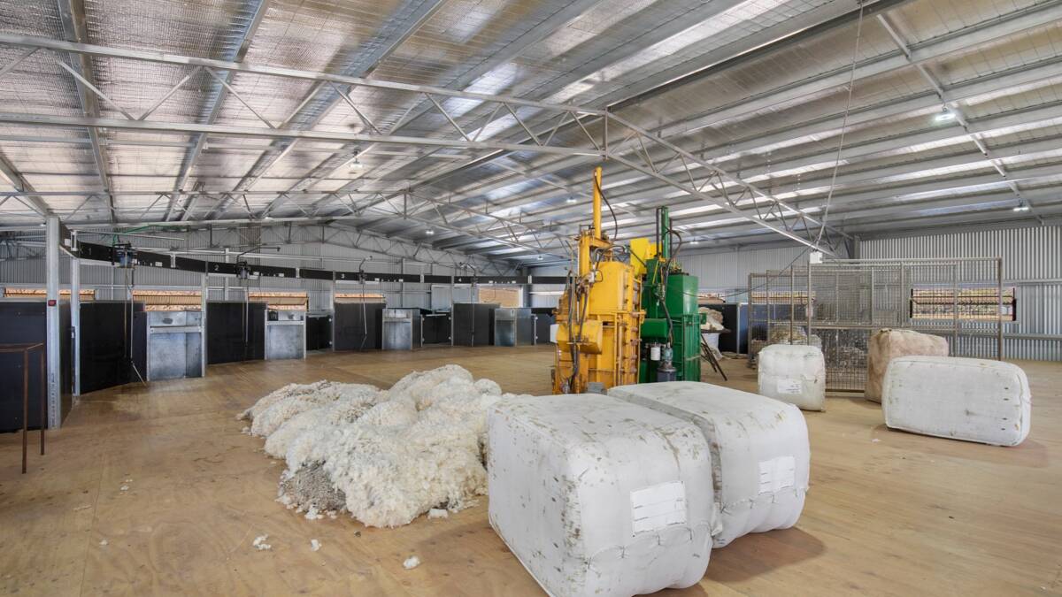 Improvements include a new five stand shearing shed and a Proway sheep yard complex. Picture supplied